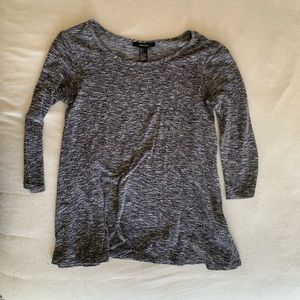Grey white and black speckled forever 21 sweater